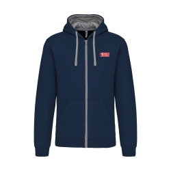 Zipped sweatshirt with...