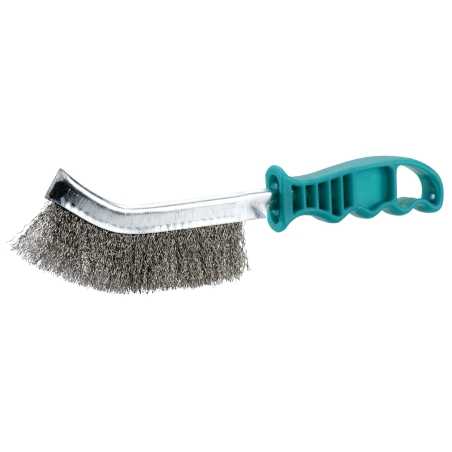 Brosse à pied avec fil inox