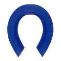 Mini plaque neige bleue poneys - Mustad - antérieur et postérieur
