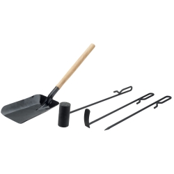 Set of fire tools for coal...