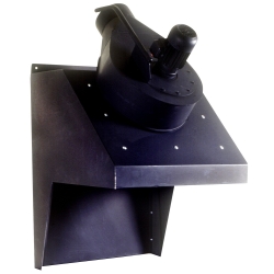 Hood for coal forge with...