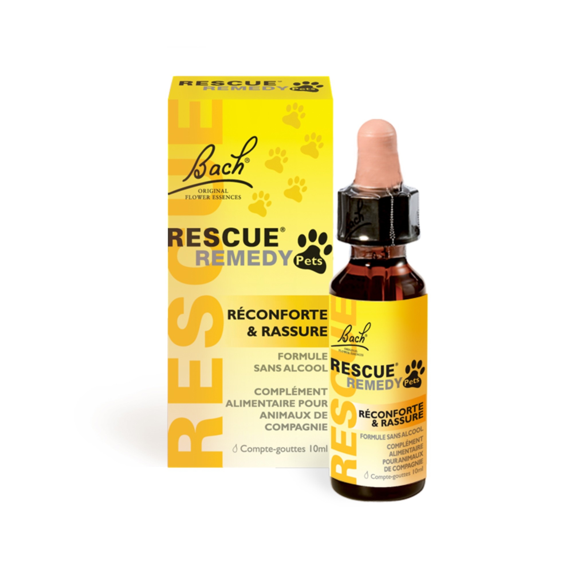 RESCUE PETS FLEURS DE BACH COMPTE GOUTTES 10ML