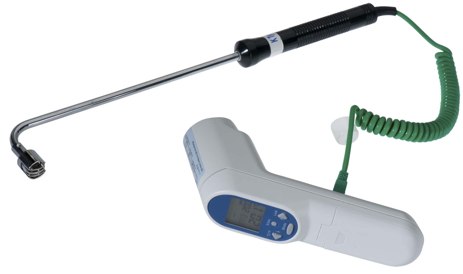 Thermomètre infrarouge à visée LASER (+ Sonde type K en option